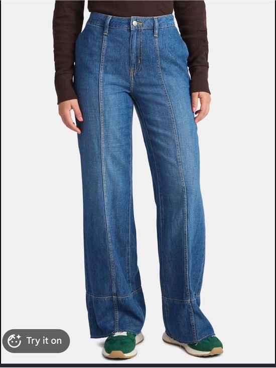 Time and Tru Denim - 2 for $20 sale: Time and tru relaxed straight / wide leg medium wash jeans - 2